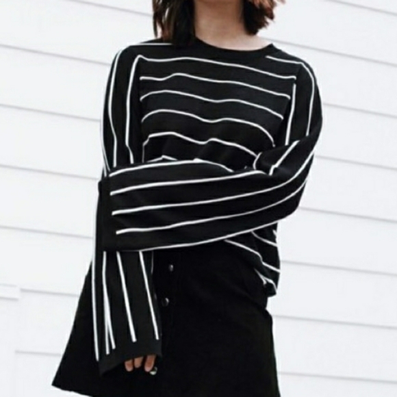 & Other Stories Wool Stripe Sweater XS - Picture 6 of 7
